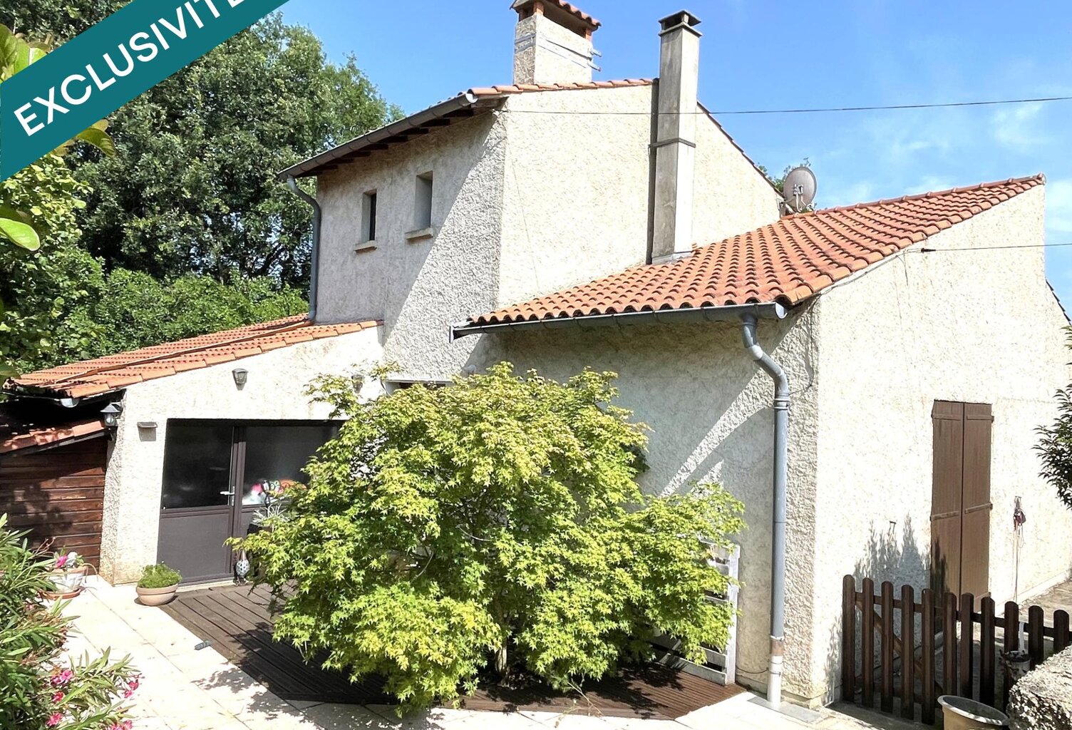 Maison T4 de plain-pied, Grande piscine — photo 1