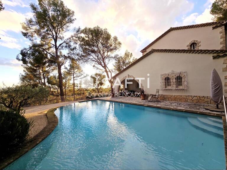 MÉRINDOL  Maison d'exception 145 m² avec vue panoramique et piscine à débordement  Terrain 3 265 m² — photo 1