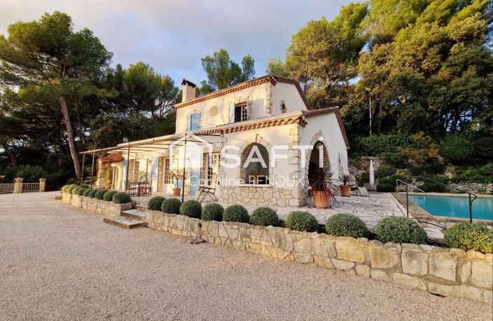 Mérindol  Maison provençale avec vue panoramique et piscine à débordement — photo 2