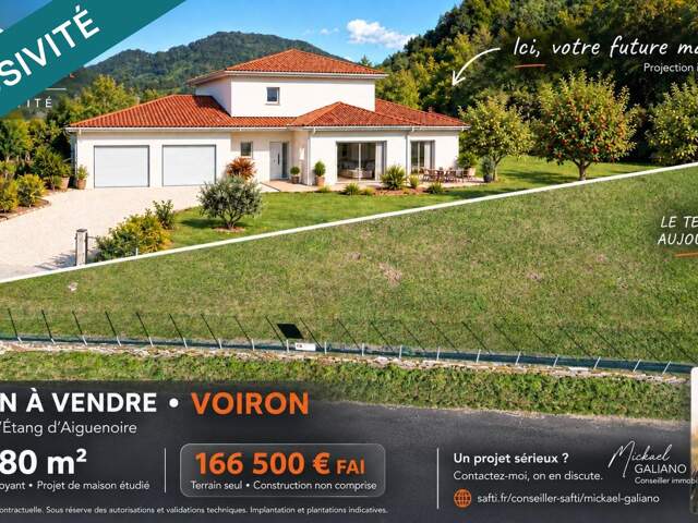 terrain constructible 1380 m² — photo du bien