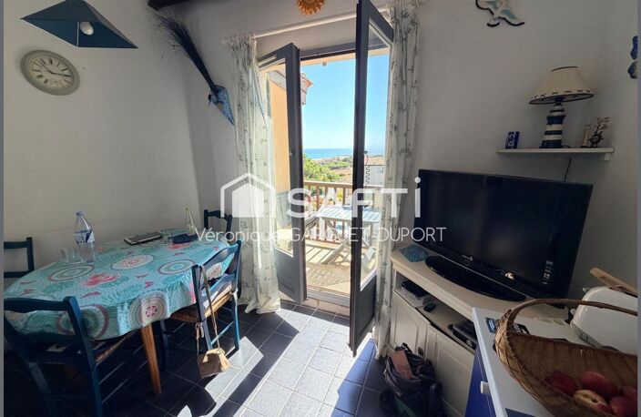 Appartement 32 m², vues mer exceptionnelles, parking, piscine et tennis — photo 2