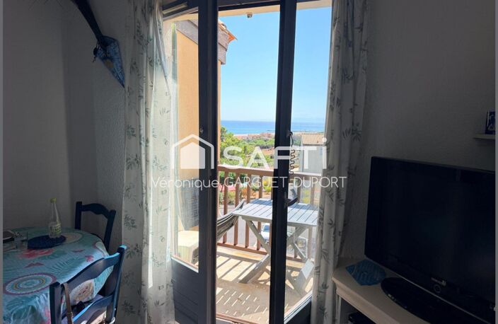 Appartement 32 m², vues mer exceptionnelles, parking, piscine et tennis — photo 3