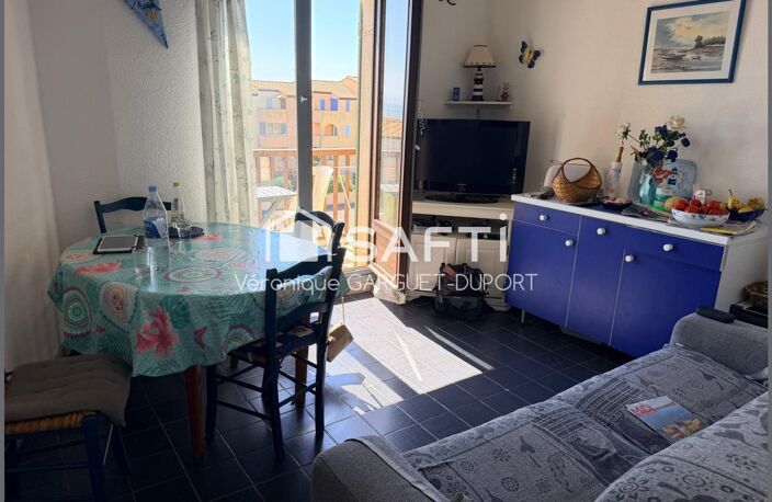 Appartement 32 m², vues mer exceptionnelles, parking, piscine et tennis — photo 4