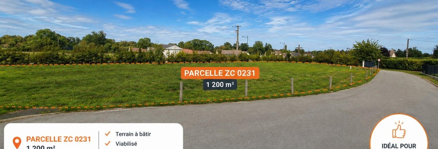Terrain  1200 m² à vendre à Saint-Victor-de-Chrétienville (27300)