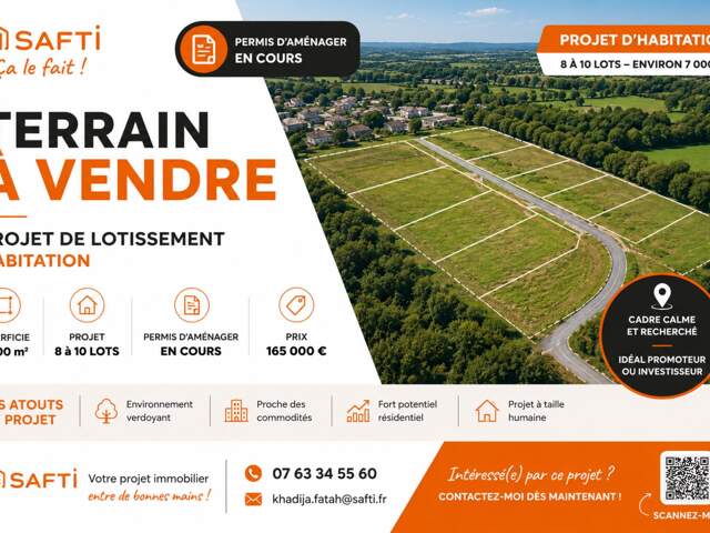 Projet de lotissement  8 à 10 lots — photo du bien