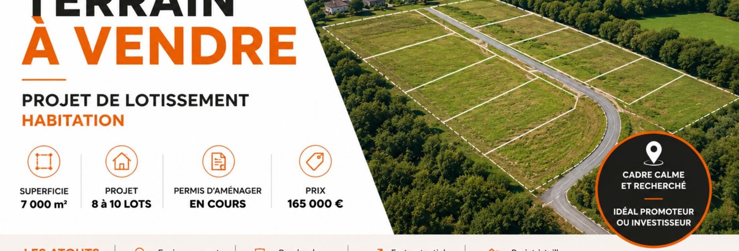 Terrain  7000 m² à vendre à Casseneuil (47440)