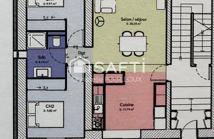 Appartement réhabilité haut de gamme, terrasse, parking — photo 3
