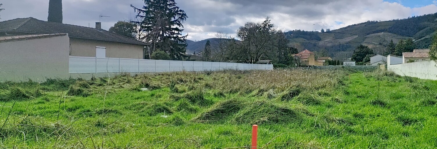 Terrain  450 m² à vendre à Tournon-sur-Rhône (07300)