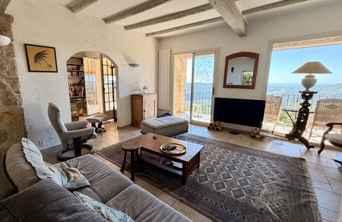 Villa 5 pièces Gattières proche vignoble saint jeannet - Vue Mer — photo 5