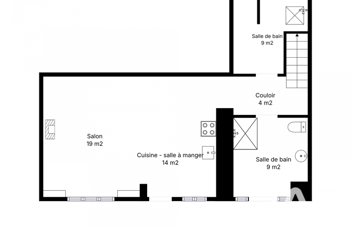 Vente Maison de ville 5 pièces — photo 2