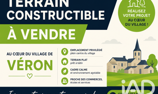 Terrain  625 m² à vendre à Véron (89510)