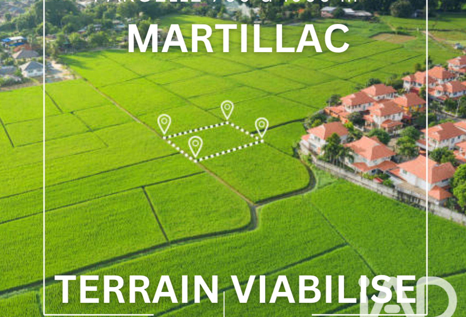 Vente Terrain 1 037 m&sup2; — photo 1