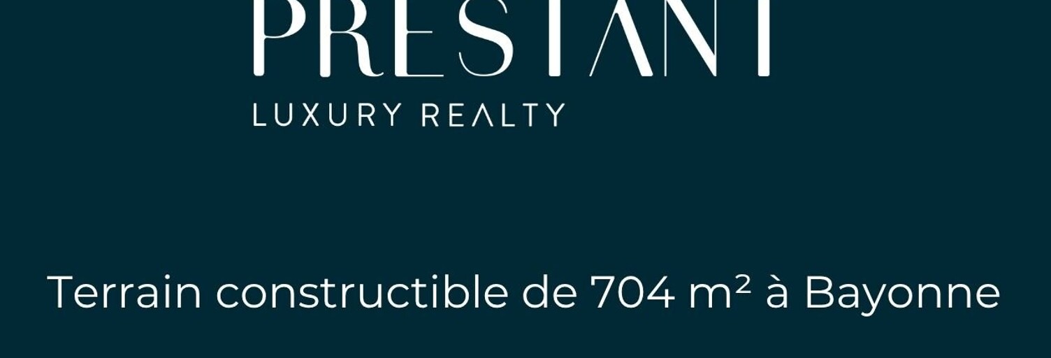 Terrain  704 m² à vendre à Bayonne (64100)