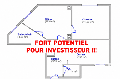 Appartement 2 pièces 170000 €