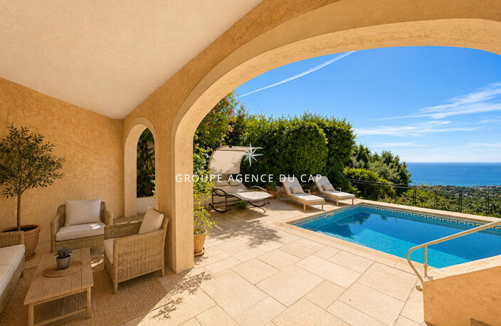 A VENDRE VILLA DE 150M² AVEC VUE MER PANORAMIQUE  4 CHAMBRES ET GARAGE AUX ISSAMBRES — photo 2