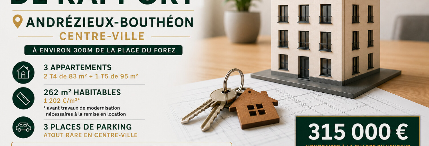 Immeuble  262 m² à vendre à Andrézieux-Bouthéon (42160)