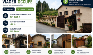 Maison 125 m² en viager Savigny (69210)
