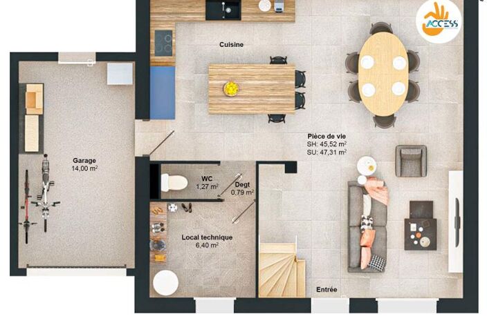 Maison 5 pièces 87 m2 — photo 4