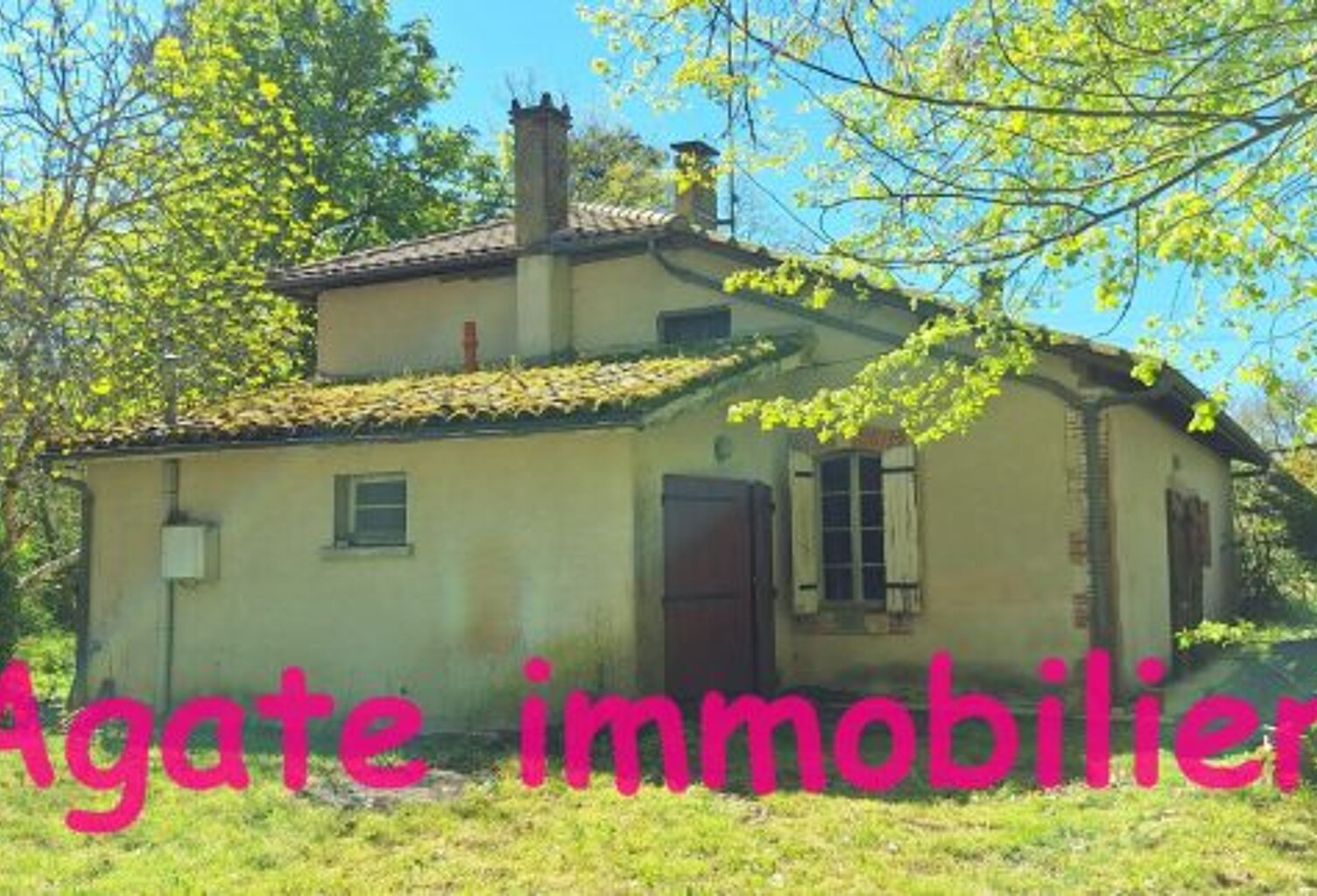 MAISON EN PIERRE A RENOVER AVEC GRAND TERRAIN — photo 1