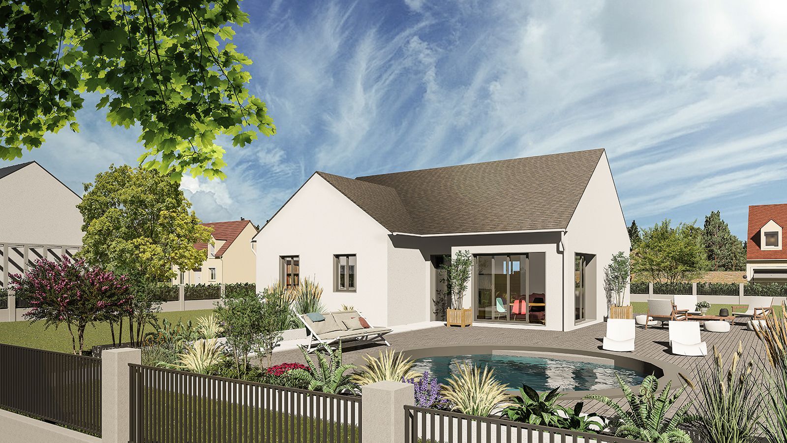 Faites construire votre maison 90.1 m² avec terrain à CHARNY (77) !