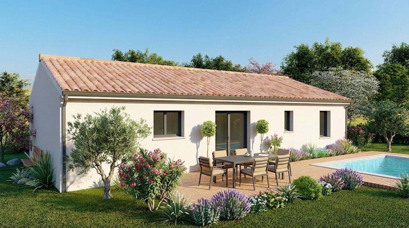 Projet de construction d'une maison 84 m² avec terrain à CHALUS (87)