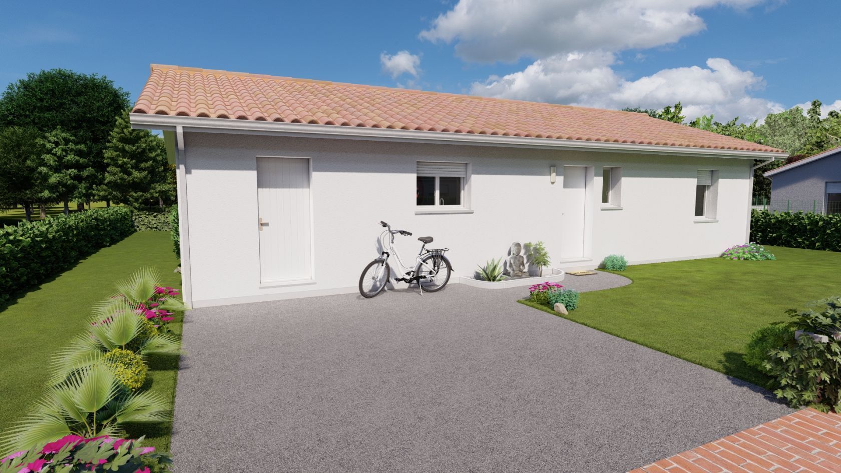 Projet de construction d'une maison 99.69 m² avec terrain à GRIGNOLS (24)