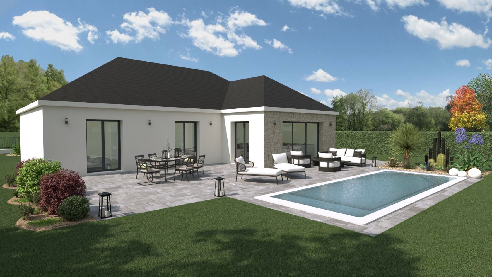 Projet de construction d'une maison 130 m² avec terrain à URY (77)