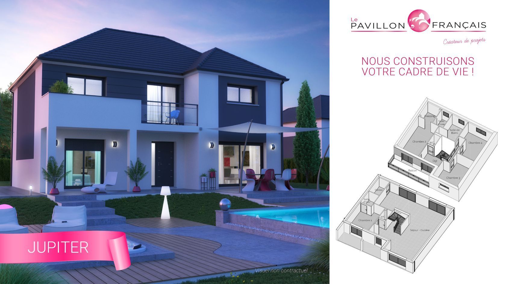 Projet de construction d'une maison 140 m² avec terrain à TIGEAUX (77)