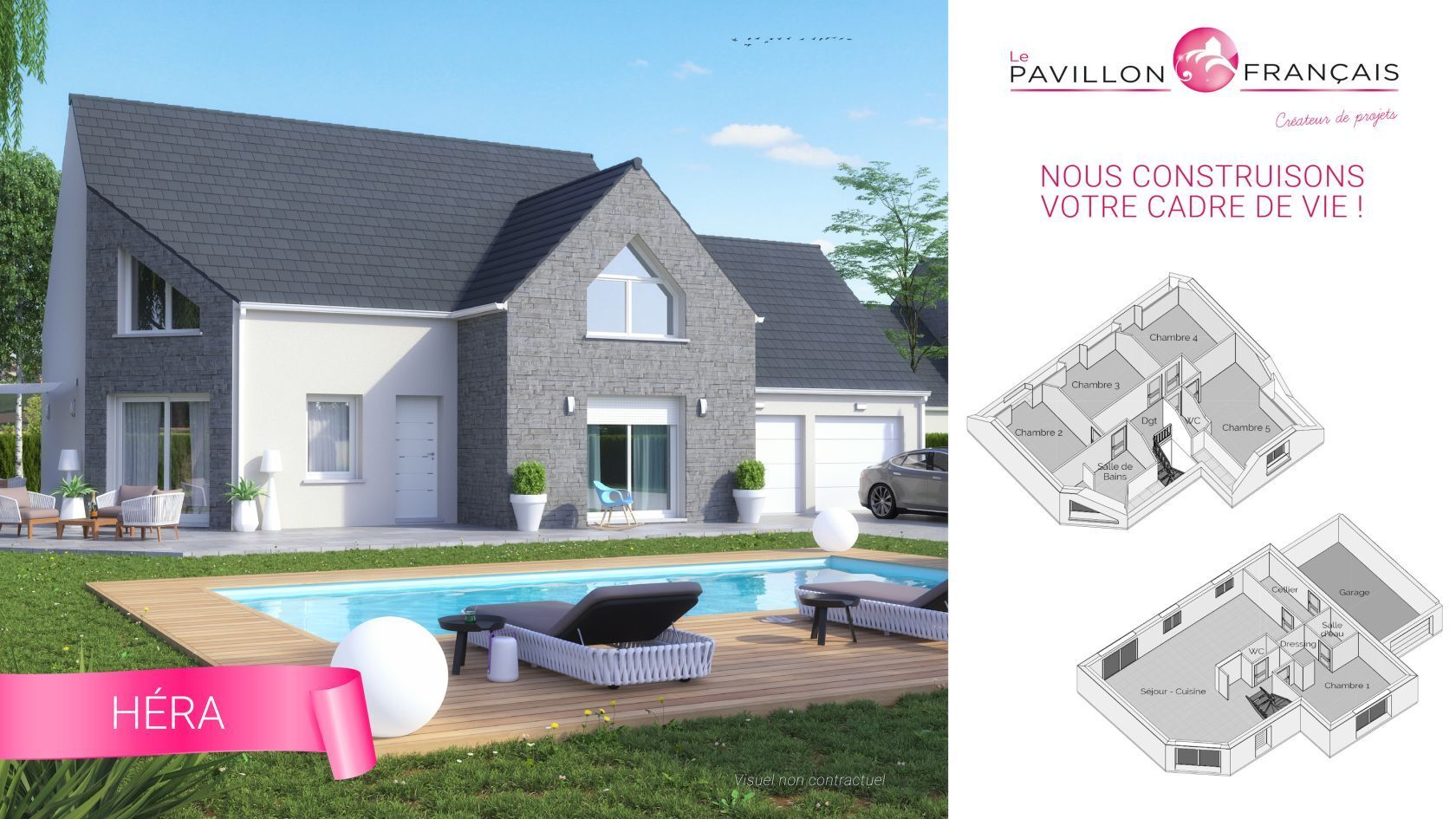 Projet de construction d'une maison 135 m² avec terrain à VAIRES-SUR-MARNE (77)