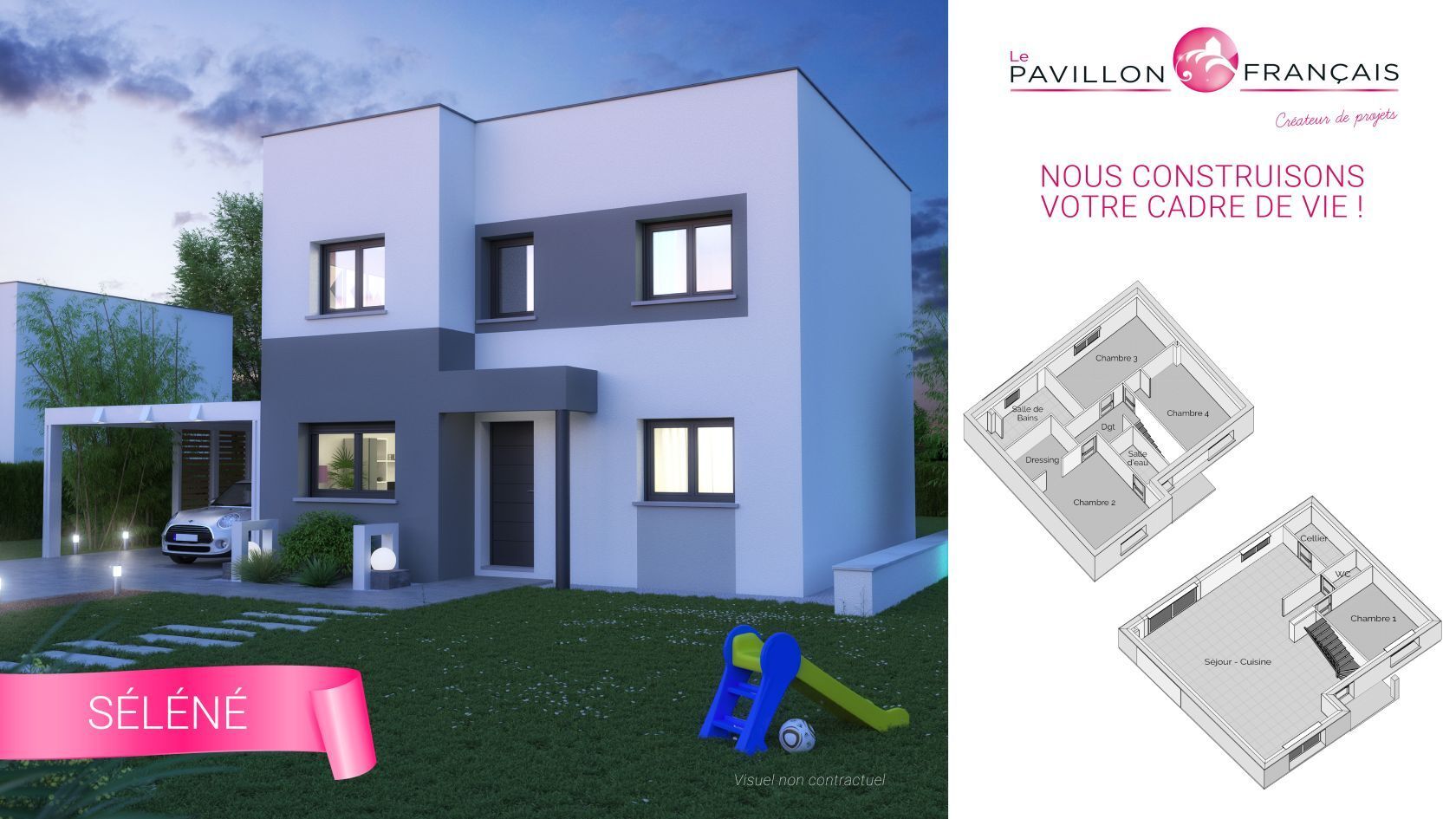 Projet de construction d'une maison 105 m² avec terrain à VAIRES-SUR-MARNE (77)