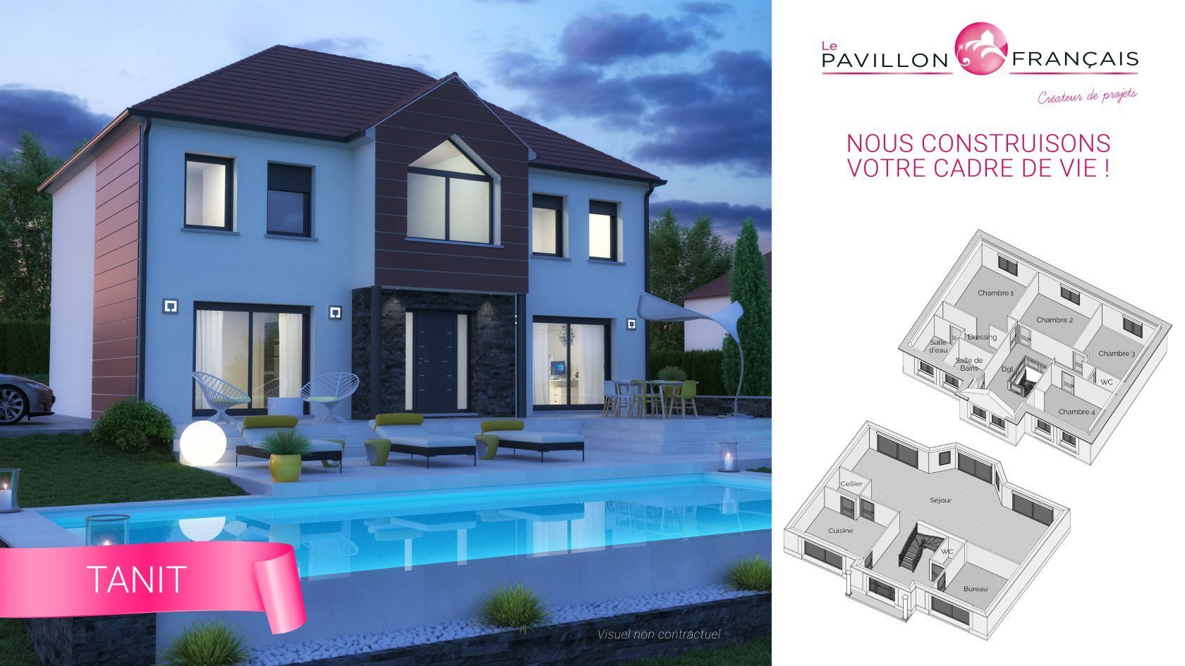 Projet de construction d'une maison 120 m² avec terrain à SAINT-THIBAULT-DES-VIGNES (77)