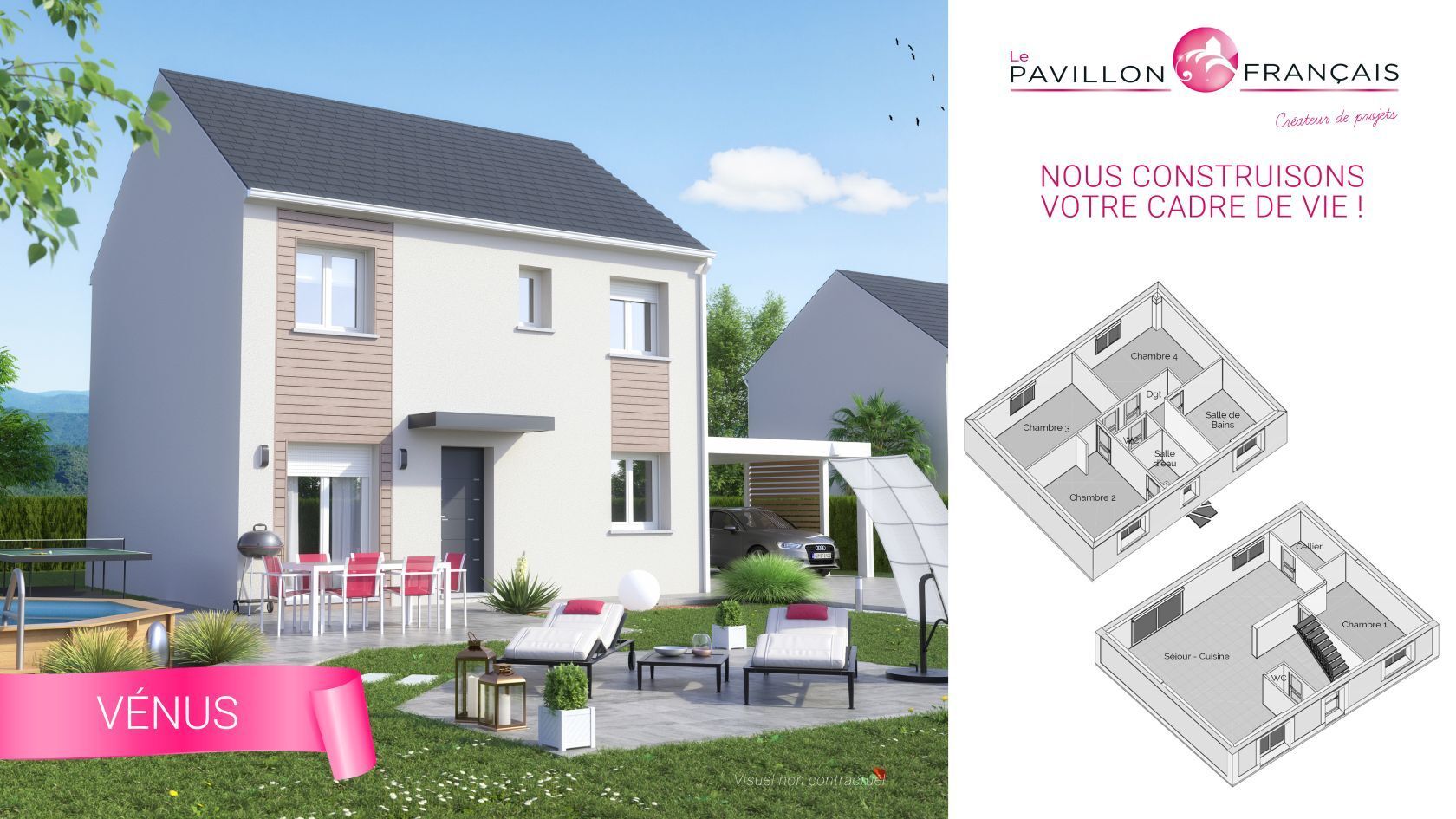 Projet de construction d'une maison 120 m² avec terrain à VILLENEUVE-LE-ROI (94)