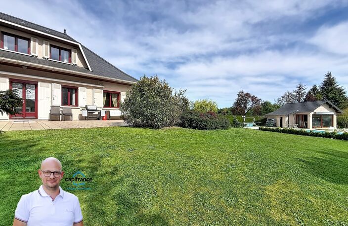 Maison à vendre 9 pièces LES ABRETS EN DAUPHINE sur un parc arboré de plus 2500m2 avec piscine — photo 3