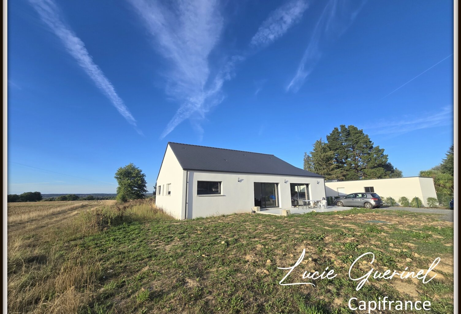 Maison contemporaine de plain-pied à vendre à 5 min de Châteaubriant – 140 m², 4 chambres et terrain de 1 800 m² — photo 1