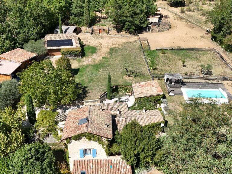 VOLONNE – PROPRIÉTÉ D’EXCEPTION 3,5 HA – 2 HABITATIONS – PISCINE CHAUFFÉE – VUE MONTAGNES — photo 1