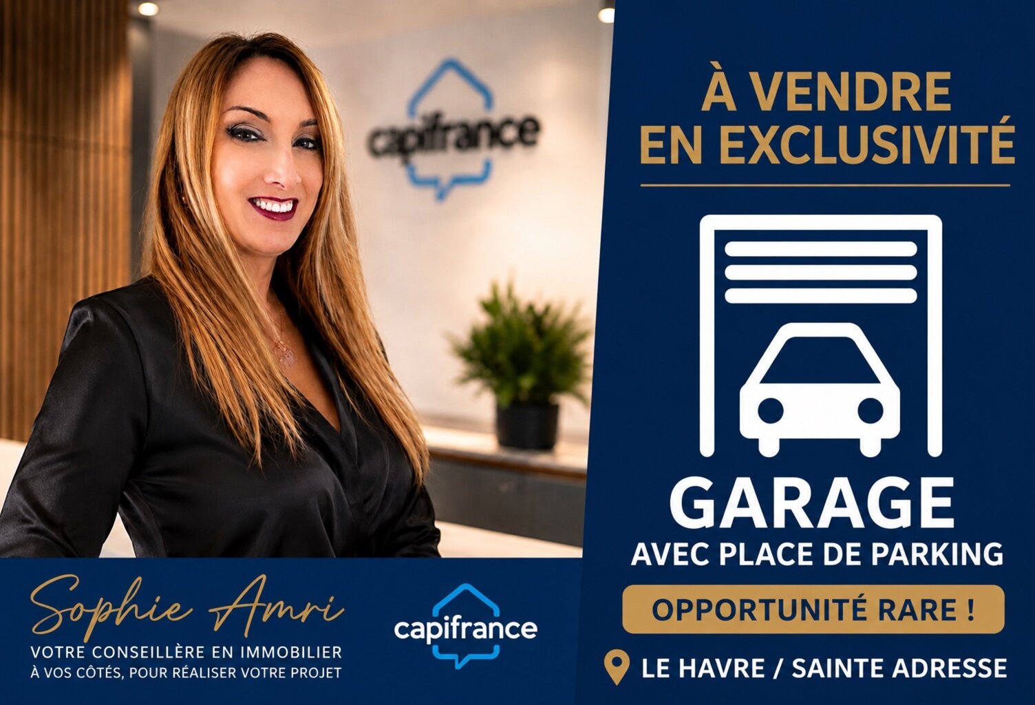 * Exclusivité Sophie Amri * Garage au Havre & place de parking à Sainte-Adresse — photo 1