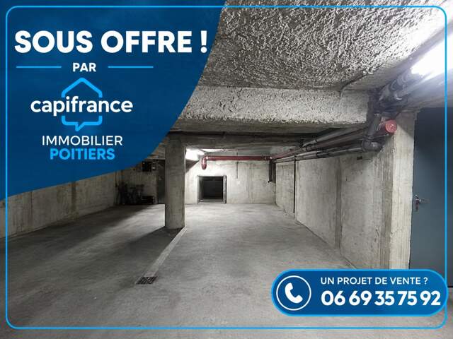 Dpt Vienne (86), à vendre POITIERS Centre-ville - Parking intérieur — photo du bien