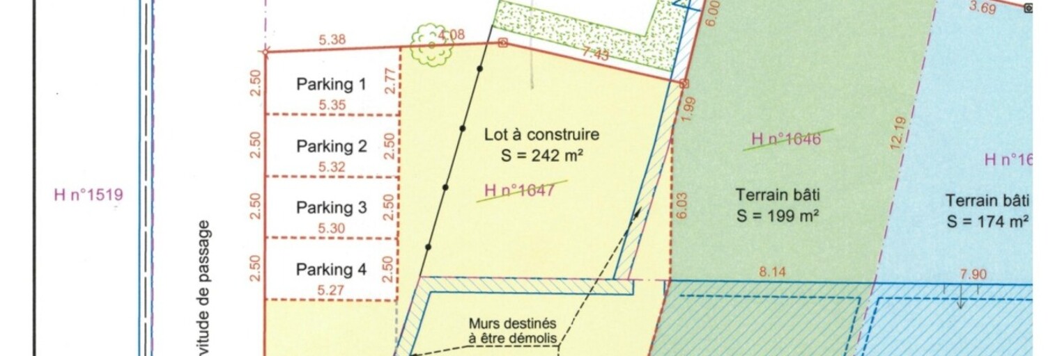 Terrain  242 m² à vendre à Gemeaux (21120)