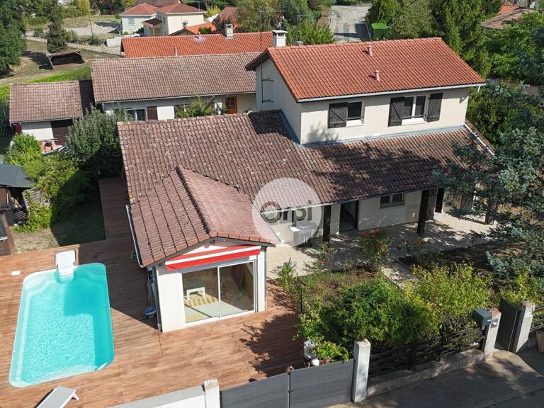 Maison Mornant 4 chambres, bureau, jardin et piscine — photo 1