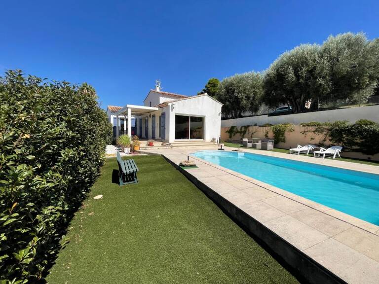 A VENDRE CEYRESTE 13600 VILLA INDIVIDUELLE5 PIECES AVEC PISCINE GARAGE JARDIN VUE DEGAGEE — photo 1