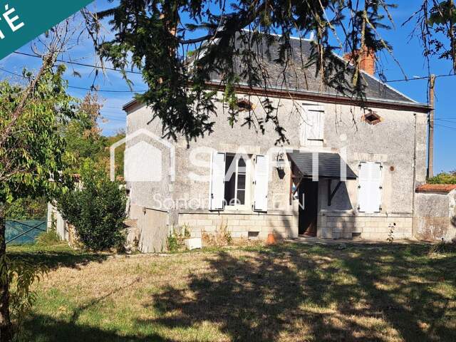Maison 3 pièces, avec grenier aménageable, jardin clos et garage. — photo du bien