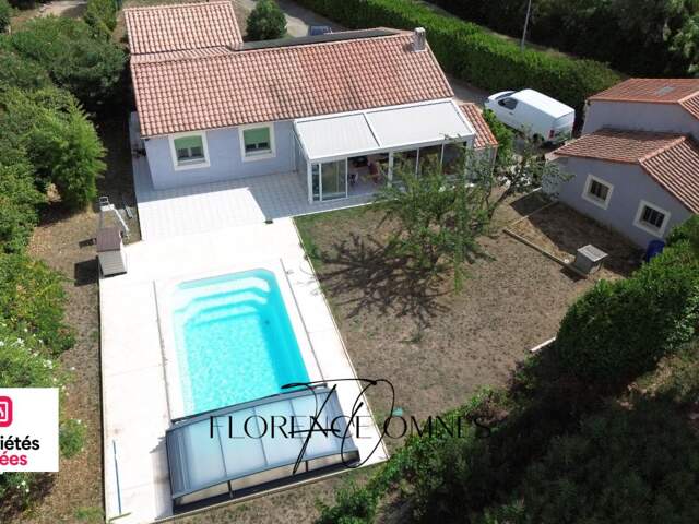 PALAJA  Maison familiale Plain-Pied 128 m² - 4 chambres + bureau - Piscine - 2 garages - DPE A/A — photo du bien