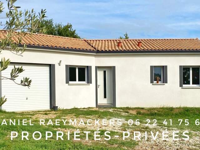 MONTPON-MÉNESTÉROL (24700)  MAISON DE PLAIN-PIED DE 2022  3 PIECES? DPE A/A — photo du bien