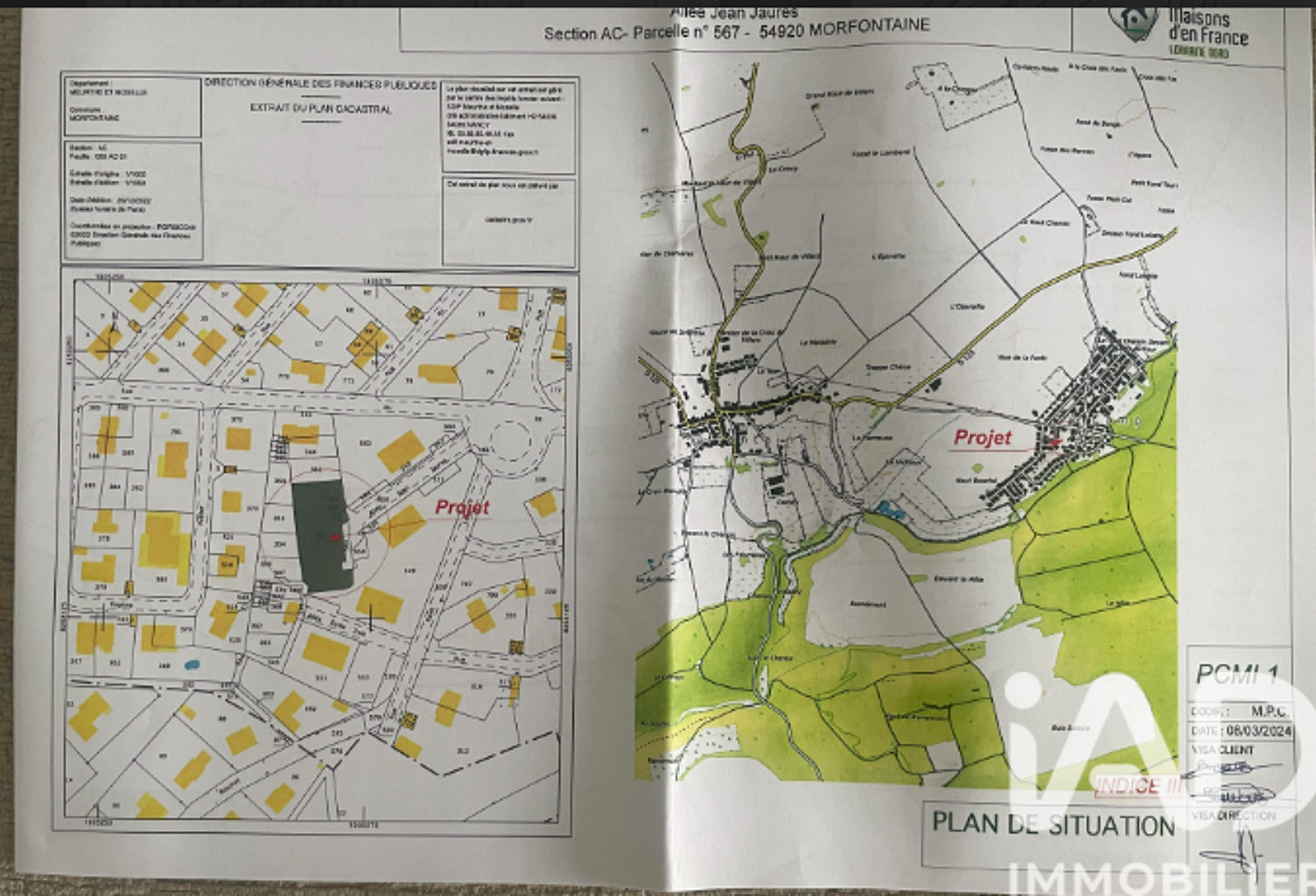 Vente Terrain à bâtir 600 m&sup2; — photo 1