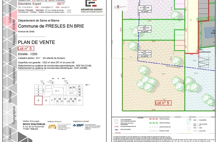 Vente Terrain à bâtir 1 022 m&sup2; — photo 2