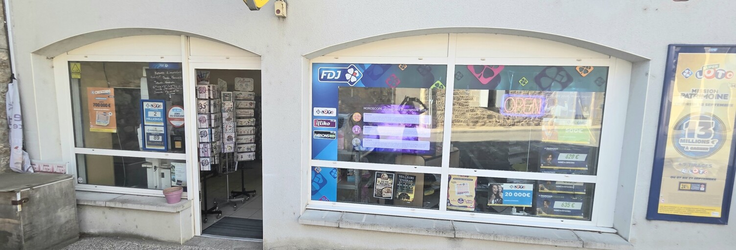 Commerce  50 m² à vendre à Félines (07340)
