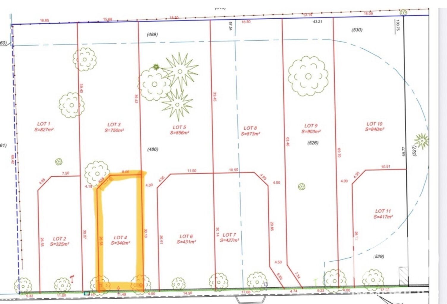 Vente Terrain à bâtir 340 m&sup2; — photo 1