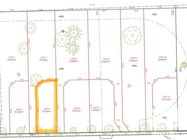 Vente Terrain à bâtir 340 m&sup2; — photo du bien