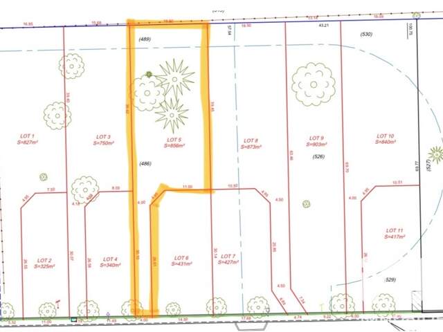 Vente Terrain à bâtir 856 m&sup2; — photo du bien