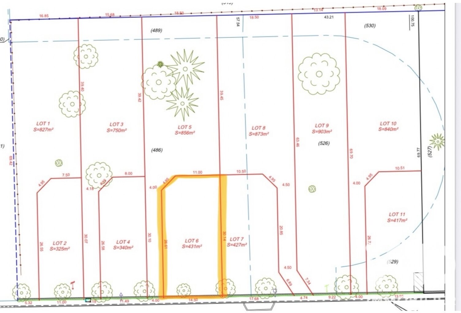 Vente Terrain à bâtir 431 m&sup2; — photo 1